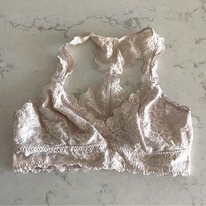 Light Pink Lace Bralette